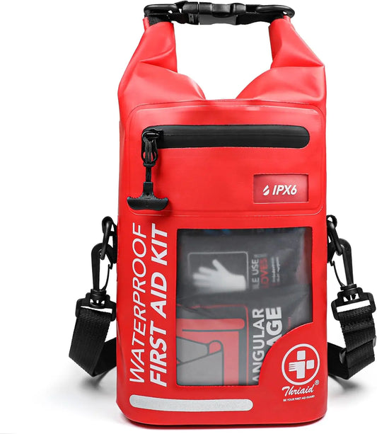 Waterproof First Aid Kit 250-Piece for Boating and Camping