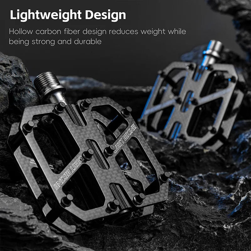 West Biking T700 Carbon 3 Bearing Pedals