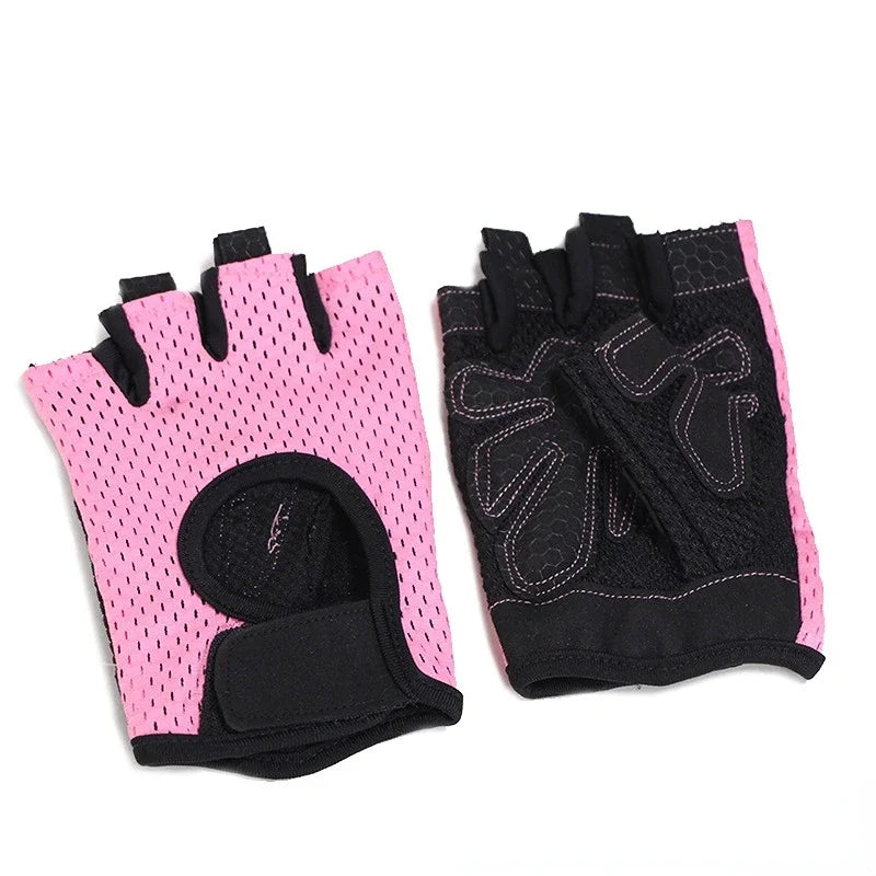 Cycling Fingerless Gloves Breathable Anti-Slip For Women And Men