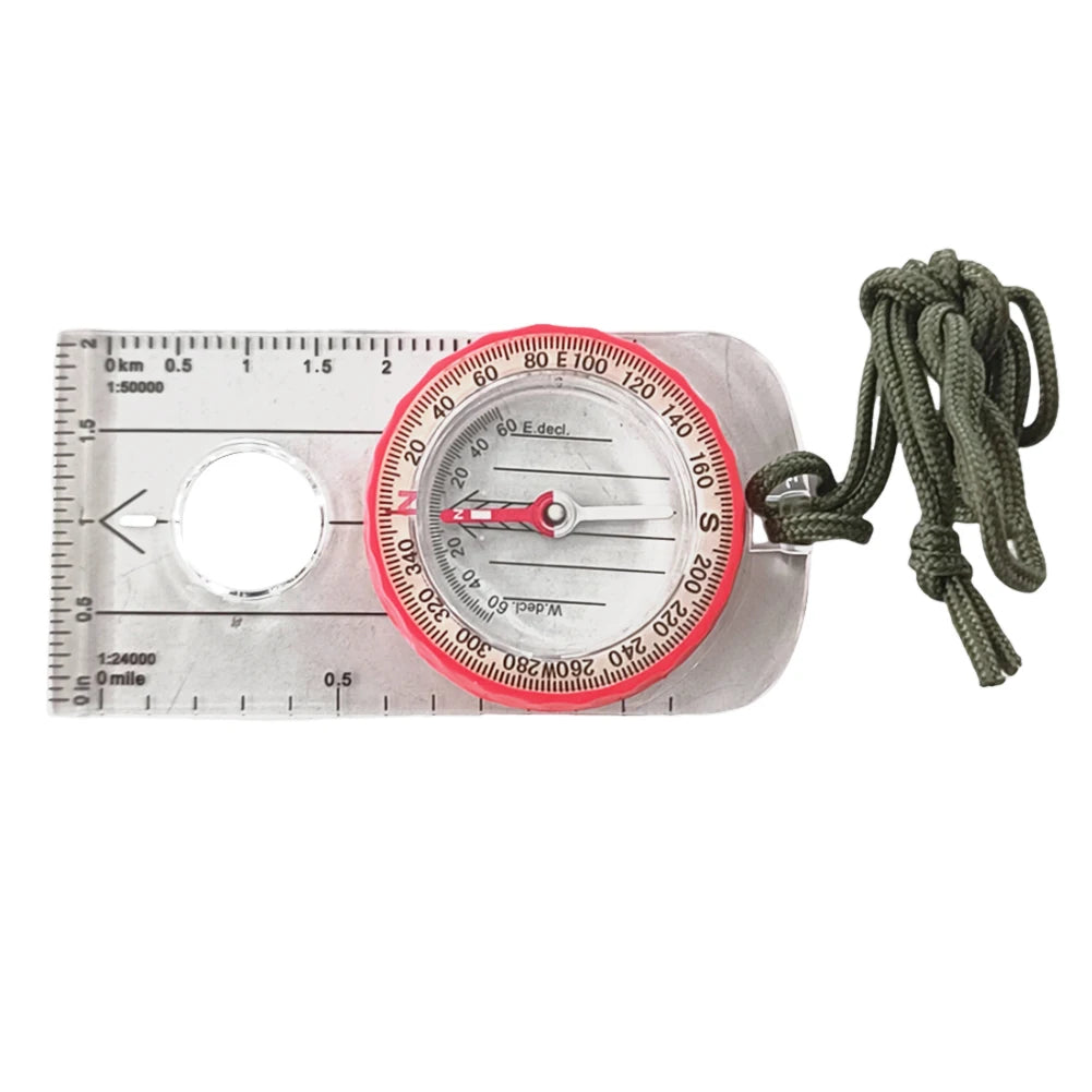 Luminous Expedition Compass, Shockproof Outdoor Navigation For Hiking And Survival