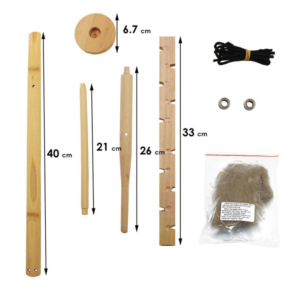 Outdoor Survival Bow Drill Friction Fire Starter Kit