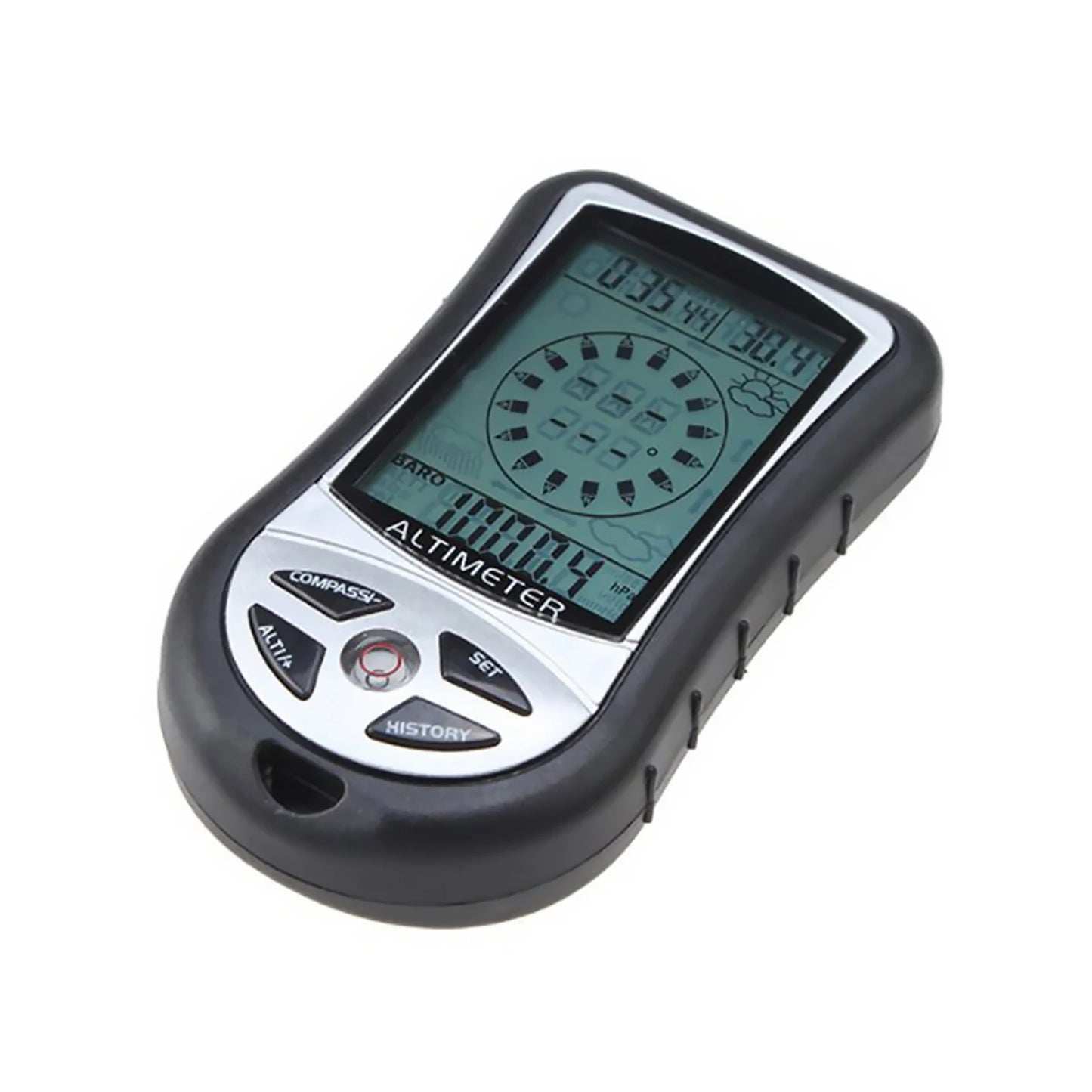 8-in-1 Handheld Altimeter Compass Thermometer Barometer With Backlight Outdoor