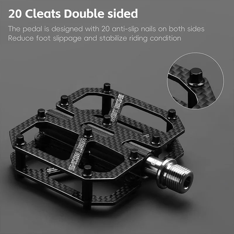 West Biking T700 Carbon 3 Bearing Pedals